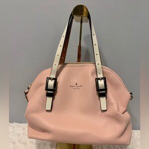 Kate Spade Waverly Street Drew Pink Leather Satchel Handbag Purse Bag